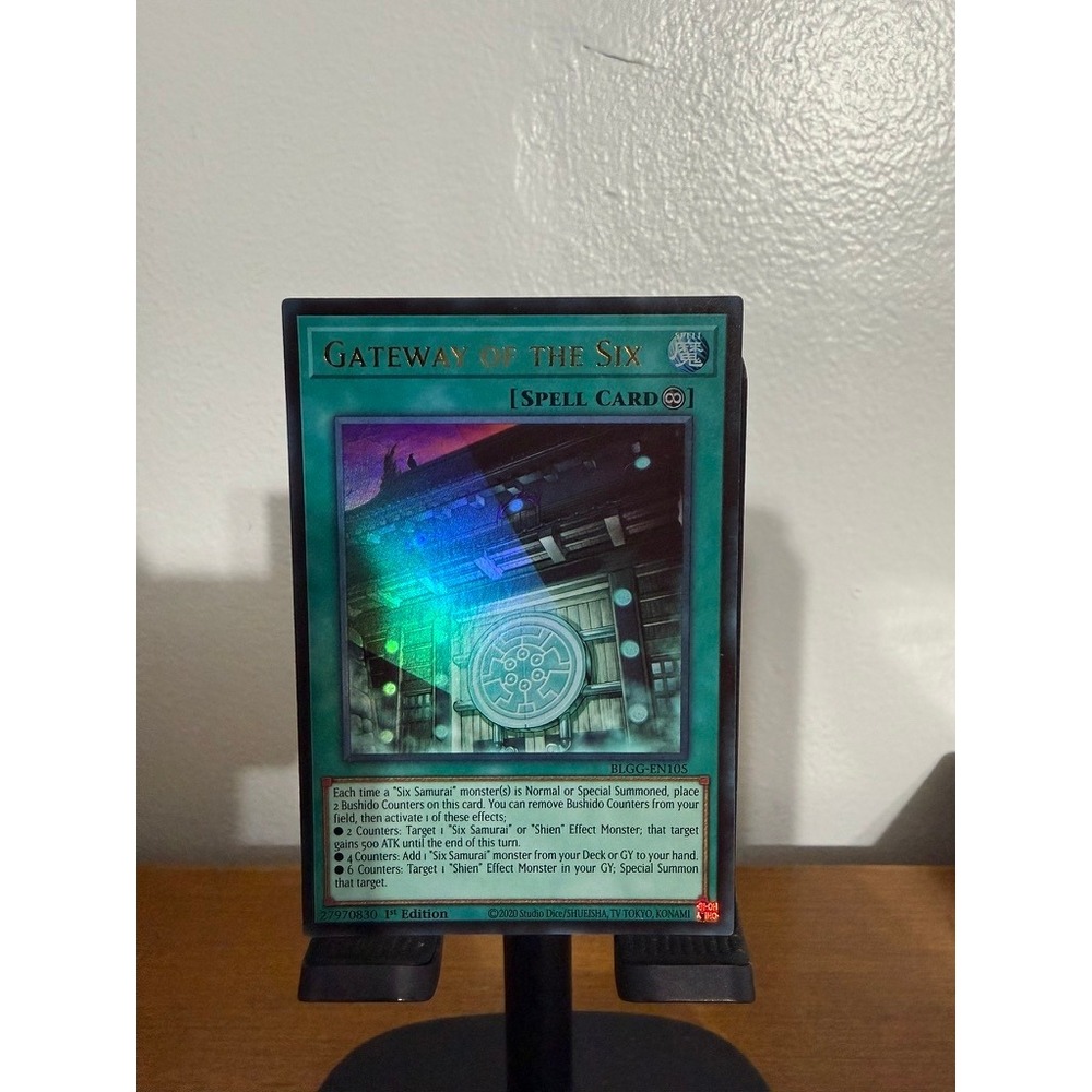 Yu-Gi-Oh Gateway of the Six BLMR-EN105 1st Edition Ultra Rare Spell Card